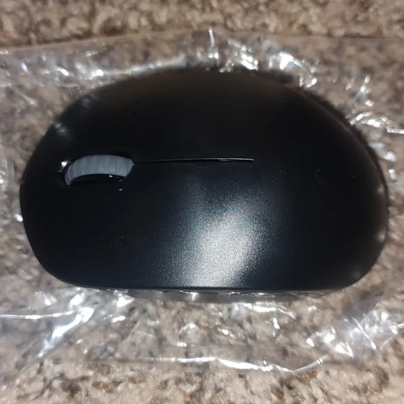Seenda Wireless Mouse, 2.4 GHz Mouse with USB Receiver - Black Color